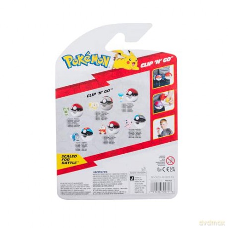 Pokemon - Clip N Go - Sprigatito and Poke Ball (PKW3629) [FIGURKA]