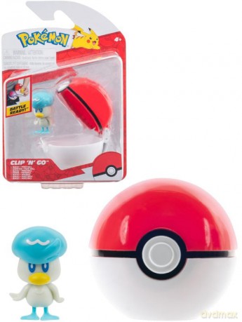Pokemon - Clip N Go - Wuaxly and Poke Ball (PKW3630) [FIGURKA]