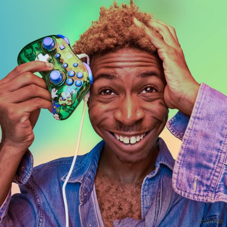 Rock Candy Wired Controller - Luigi - Nintendo Switch