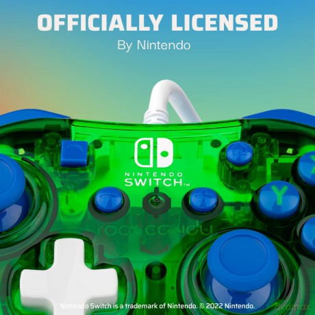 Rock Candy Wired Controller - Luigi - Nintendo Switch