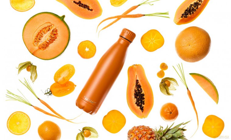 Scanpan - 500ml To Go Vacuum Bottle - Brown Granite