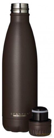 Scanpan - 500ml To Go Vacuum Bottle - Brown Granite