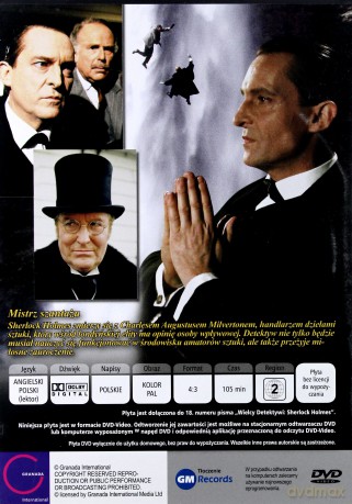 Sherlock Holmes 19: Mistrz Szantażu (Wielcy Detektywi) [DVD]