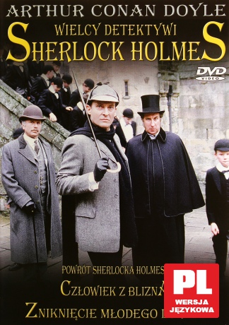 Sherlock Holmes 12: Człowiek z blizną / Zniknięcie młodego lorda (Wielcy Detektywi) [DVD]