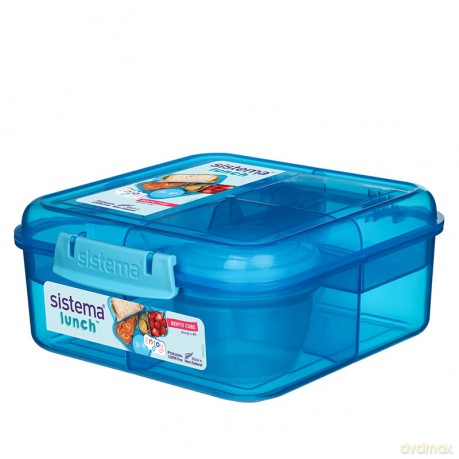 Sistema - 1,25L Bento Cube Lunch - Blue
