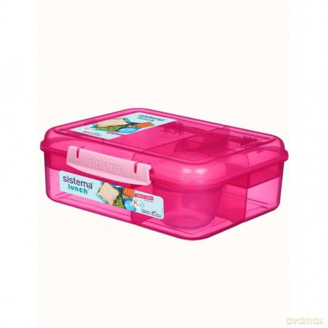 Sistema - 1,65L Bento Lunch - Pink