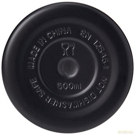 Sistema - 500ml Stainless Steel Bottle Black