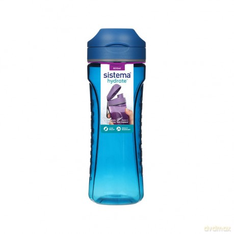 Sistema - 600ml Tritan Swift Bottle - Blue