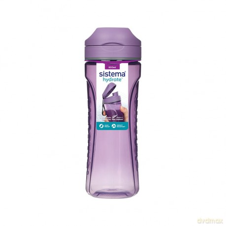Sistema - 600ml Tritan Swift Bottle - Purple