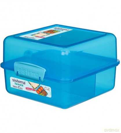 Sistema - Lunch Cube 1,4L Lunch - Blue