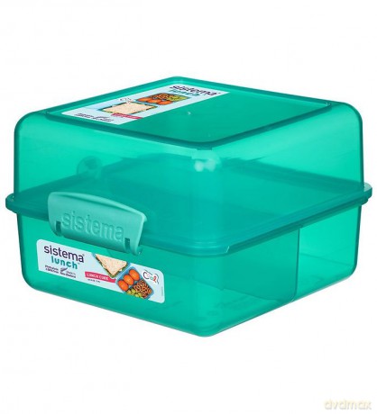 Sistema - Lunch Cube 1,4L Lunch - Green