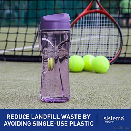 Sistema - Tritan Swift Bottle Black 600ml
