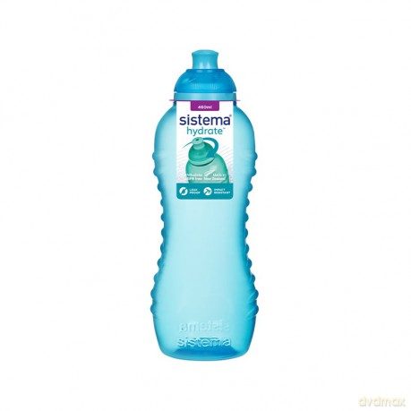 Sistema - Twist 'n' Sip waterbottle 460ml Blue