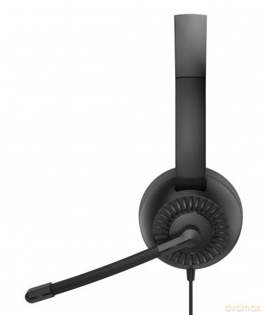 Speedlink - Metis USB Stereo Headset, 3.5mm Jack with USB Soundcard - Black