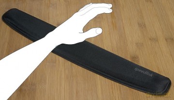 Speedlink - Sateen Ergonomic Keyboard Wristpad - Wrist Rest - Black