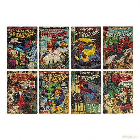 Spiderman Comic Book Coasters