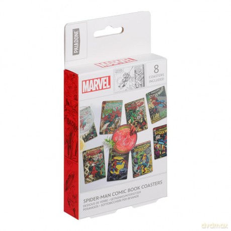 Spiderman Comic Book Coasters