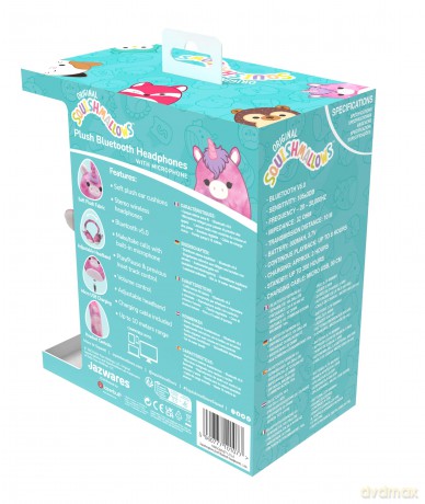 Squishmallows - Plush Bluetooth Headphones - Lola (608074)