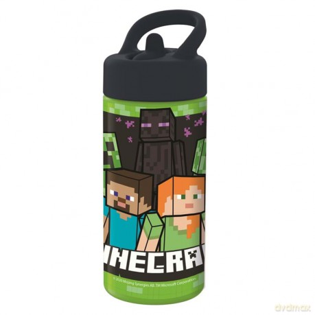 Stor - Sipper Water Bottle (410ml) - Minecraft (088808718-40401)