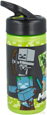 Stor - Sipper Water Bottle (410ml) - Minecraft (088808718-40401)
