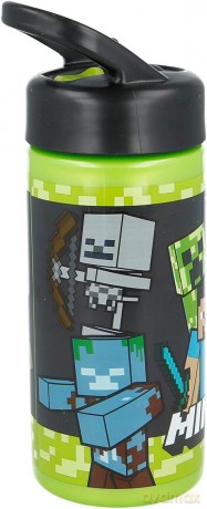 Stor - Sipper Water Bottle (410ml) - Minecraft (088808718-40401)