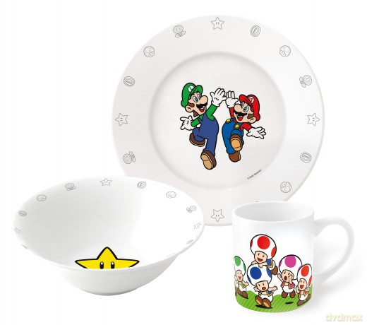 Super Mario - 3-Piece Ceramic Gift Set (20045) [FIGURKA]