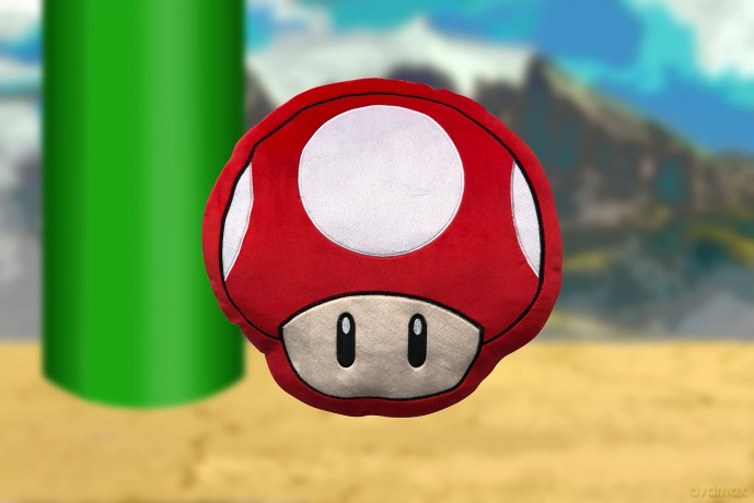 Super Mario Mushroom Cushion 40cm