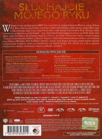 Gra o Tron Sezon 2. Wydanie Specjalne (digipack) [5DVD]