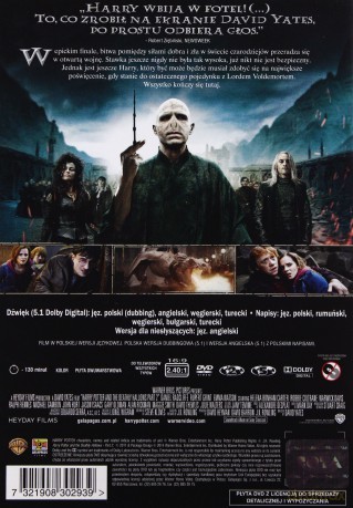 Harry Potter i Insygnia śmierci część 2 [DVD]