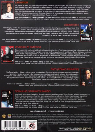 Steven Seagal Kolekcja Część 1 [5DVD]
