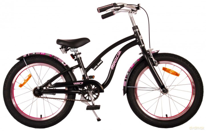 Volare - Children's Bicycle 18 - Miracle Cruiser Matt Black (21887)