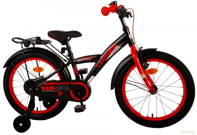 Volare - Children's Bicycle 18 - Thombike Black Red (21792)