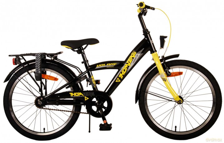Volare - Children's Bicycle 20 - Thombike Black Yellow (22106)