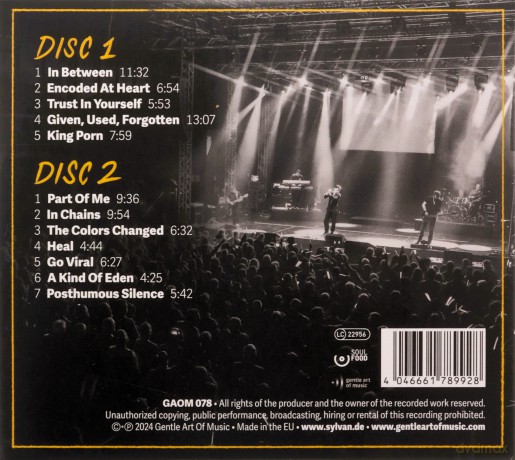 Sylvan: Back To Live  [2CD]
