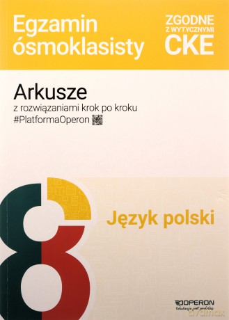 Egzamin ósmoklasisty 2025 Język polski arkusze - Jolanta Eisner [KSIĄŻKA]
