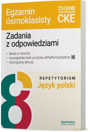 Egzamin ósmoklasisty 2025 Język polski repetytorium wypracowania lektury zadania arkusze - Małgorzata Pająk, Anna Konstantynowicz [KSIĄŻKA]