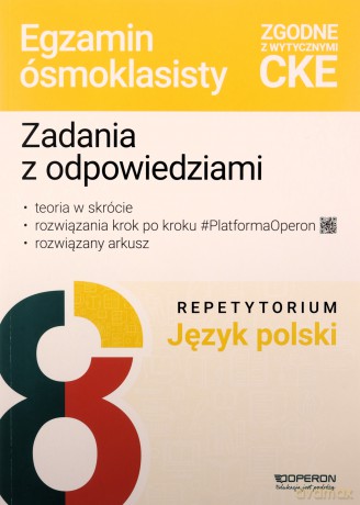 Egzamin ósmoklasisty 2025 Język polski repetytorium wypracowania lektury zadania arkusze - Małgorzata Pająk, Anna Konstantynowicz [KSIĄŻKA]