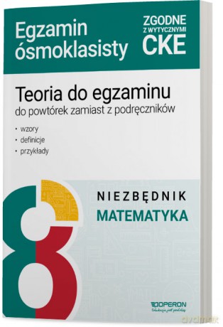 Egzamin ósmoklasisty 2025 Matematyka niezbędnik z teorią - Kinga Gałązka [KSIĄŻKA]