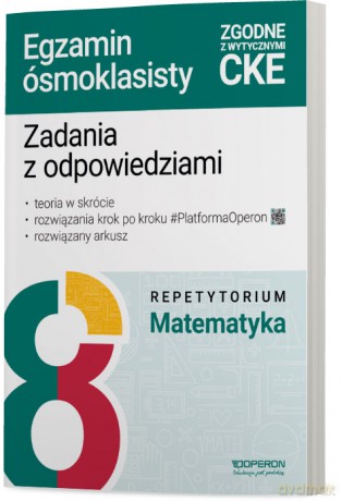 Egzamin ósmoklasisty 2025 Matematyka repetytorium wzory zadania i arkusze - Małgorzata Pająk, Anna Konstantynowicz [KSIĄŻKA]
