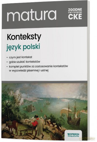 Matura 2025 Język polski konteksty - Izabela Tomczyk-Spólna [KSIĄŻKA]