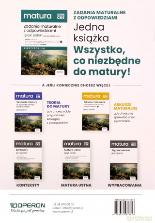 Matura 2025 Język polski konteksty - Izabela Tomczyk-Spólna [KSIĄŻKA]