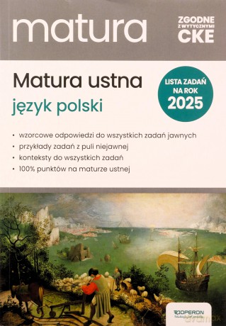 Matura 2025 Język polski matura ustna - Tadeusz Banowski, Beata Zielińska [KSIĄŻKA]