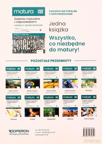 Matura 2025 repetytorium wiedza o społeczeństwie zakres rozszerzony - Artur Derdziak [KSIĄŻKA]