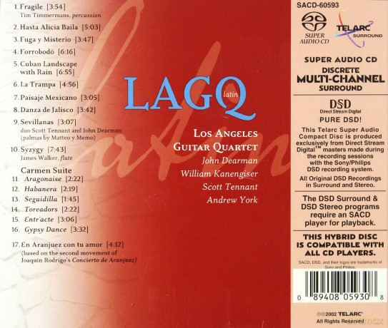 Los Angeles Guitar Quartet: LAGQ Latin [CD]