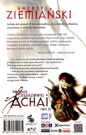 Pomnik Cesarzowej Achai Tom 3 - Andrzej Ziemiański [KSIĄŻKA]