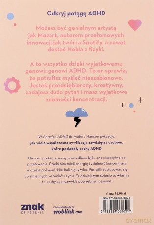 Potęga ADHD - Andres Hansen [KSIĄŻKA]