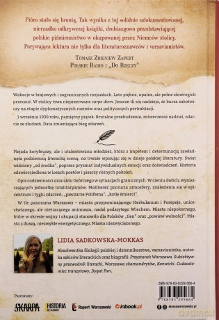 Słowa w ogniu. Literaci w Warszawie 1939-1945 - Lidia Sadkowska-Mokkas [KSIĄŻKA]