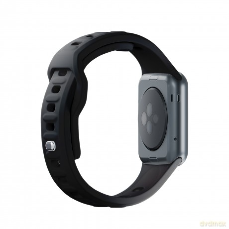 Pasek na Apple Watch 38/40/41 mm Black - 3mk Silicone Watch Strap for Apple
