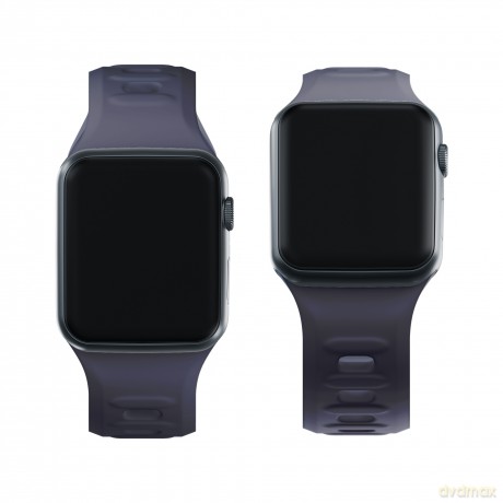 Pasek na Apple Watch 38/40/41 mm Gray - 3mk Silicone Watch Strap for Apple