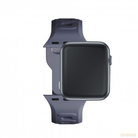 Pasek na Apple Watch 38/40/41 mm Gray - 3mk Silicone Watch Strap for Apple